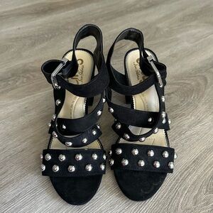 Sam Edelman Edgy Block Heels With Adjustable Straps | Size 7.5